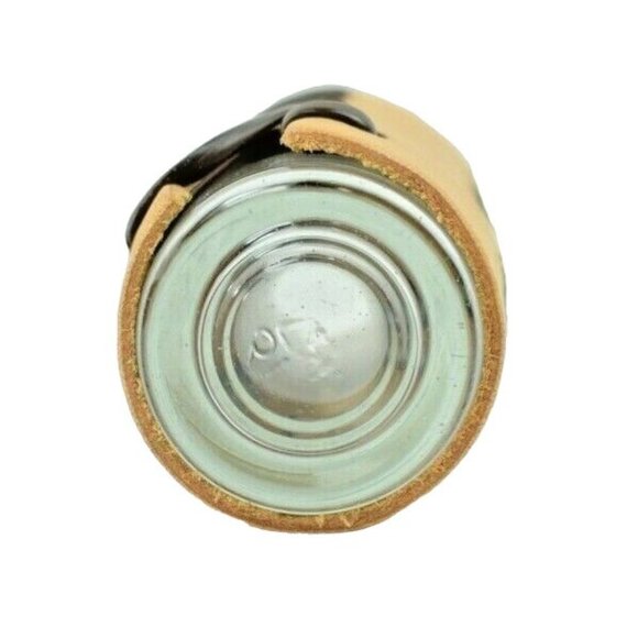 Durango Colorado Stitched Leather Sleeved Jigger Shot Glass Collectible - Picture 5 of 5